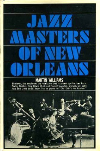 Livre Jazz Masters of New Orleans - Martin T. Williams (Livre d'occasion) - ISBN 0026293404
