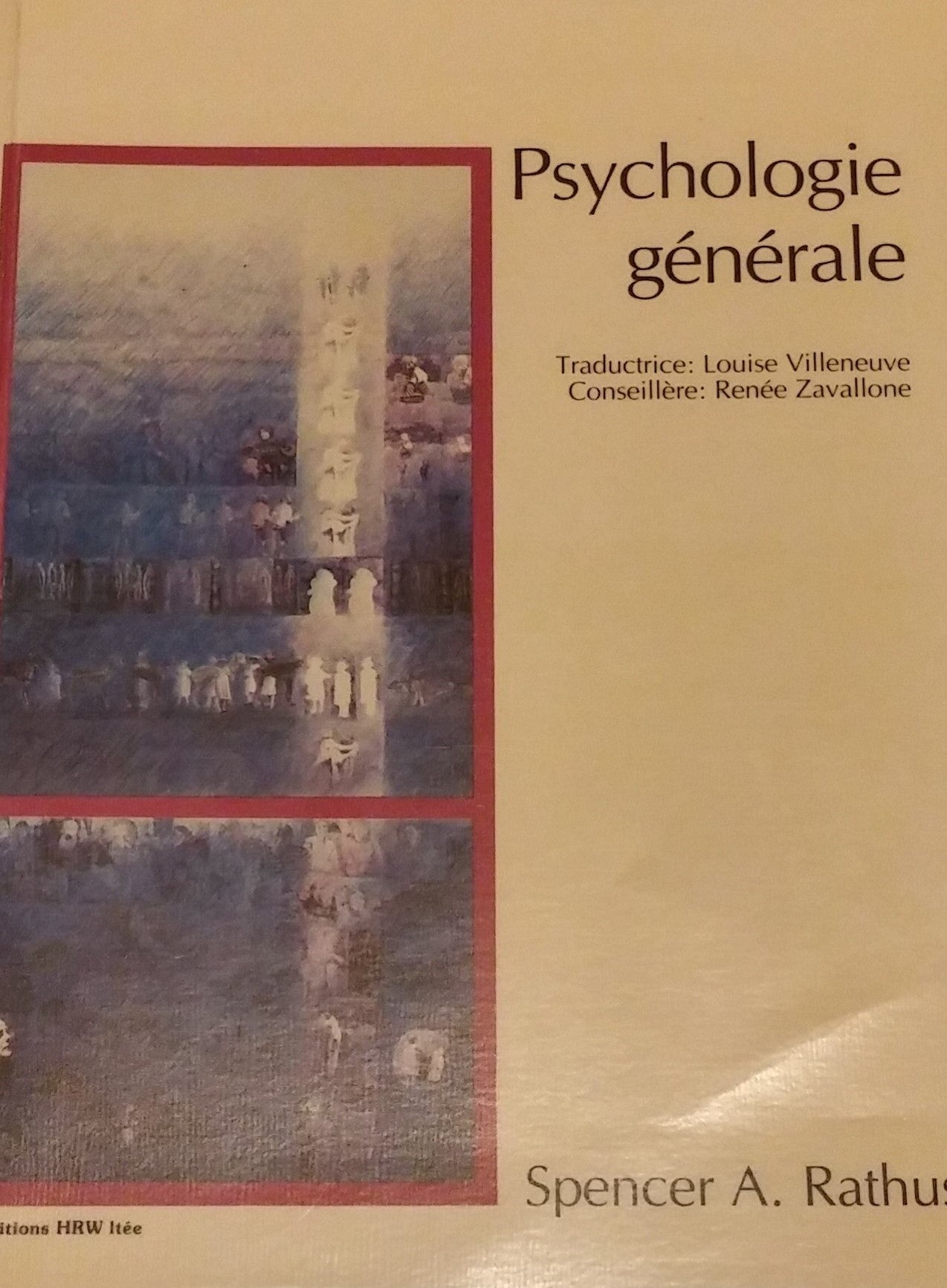 Livre Psychologie générale - Spencer A. Rathus (Livre d'occasion) - ISBN 0039263878