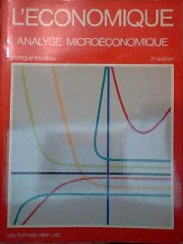 Livre L'économique : Introduction à l'analyse des problèmes économiques de toute société (Livre d...