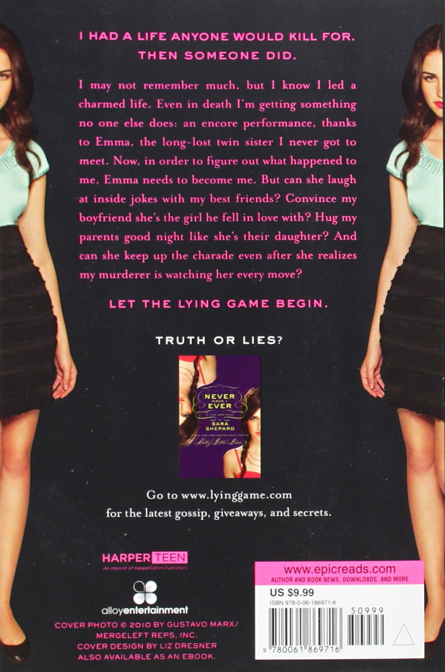 Livre The Lying Game - Sara Shepard (Livre d'occasion) - ISBN 0061869716