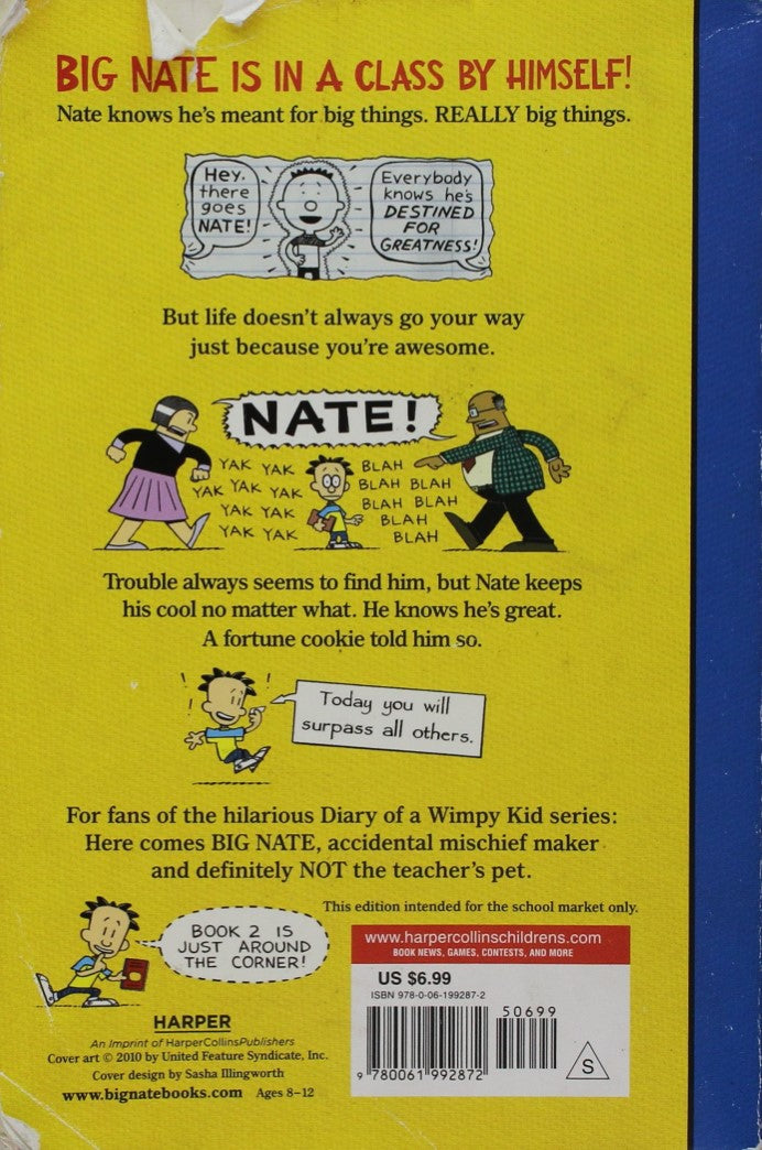 Livre Big Nate in a Class By Himself - Lincoln Peirce (Livre d'occasion) - ISBN 0061992879