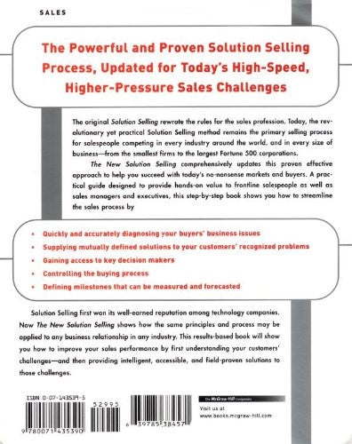 Livre The New Solution Selling: The Revolutionary Sales Process That is Changing the Way People S...