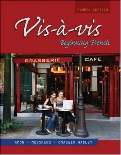 Livre VIS--VIS: Beginning French - Evelyne Amon (Livre neuf) - ISBN 0073289450