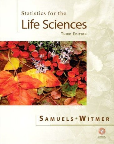 Livre Statistics for the Life Sciences (3rd Edition) (Livre d'occasion) - ISBN 013041316X