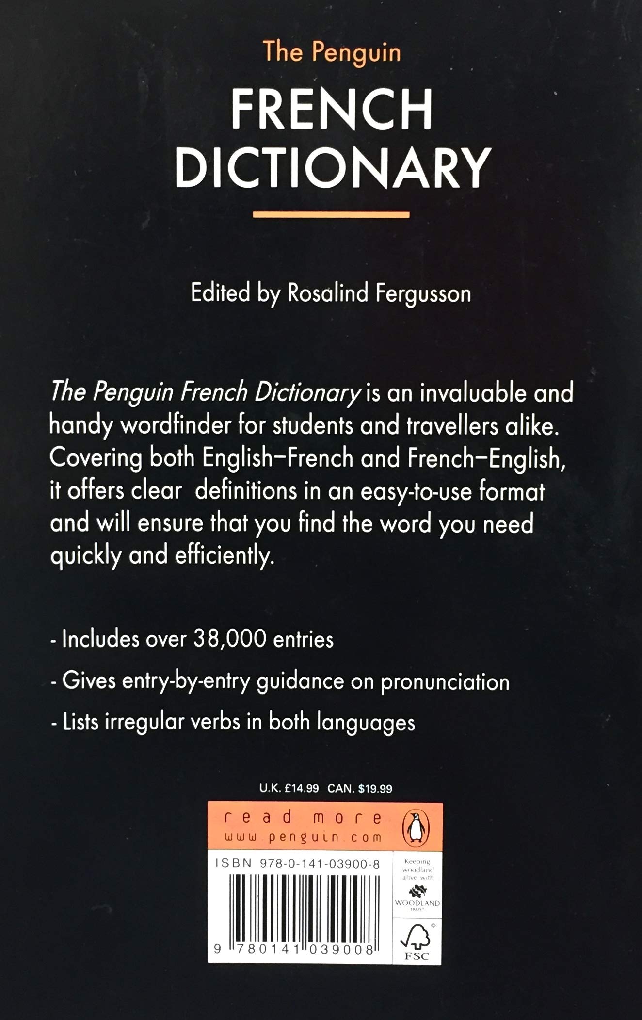 Livre The Penguin French Dictionary (Livre d'occasion) - ISBN 0141039000
