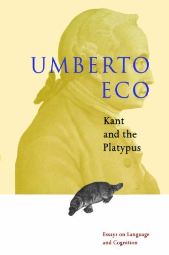 Livre Kant and the Platypus: Essays - Umberto Eco (Livre d'occasion) - ISBN 0151004471