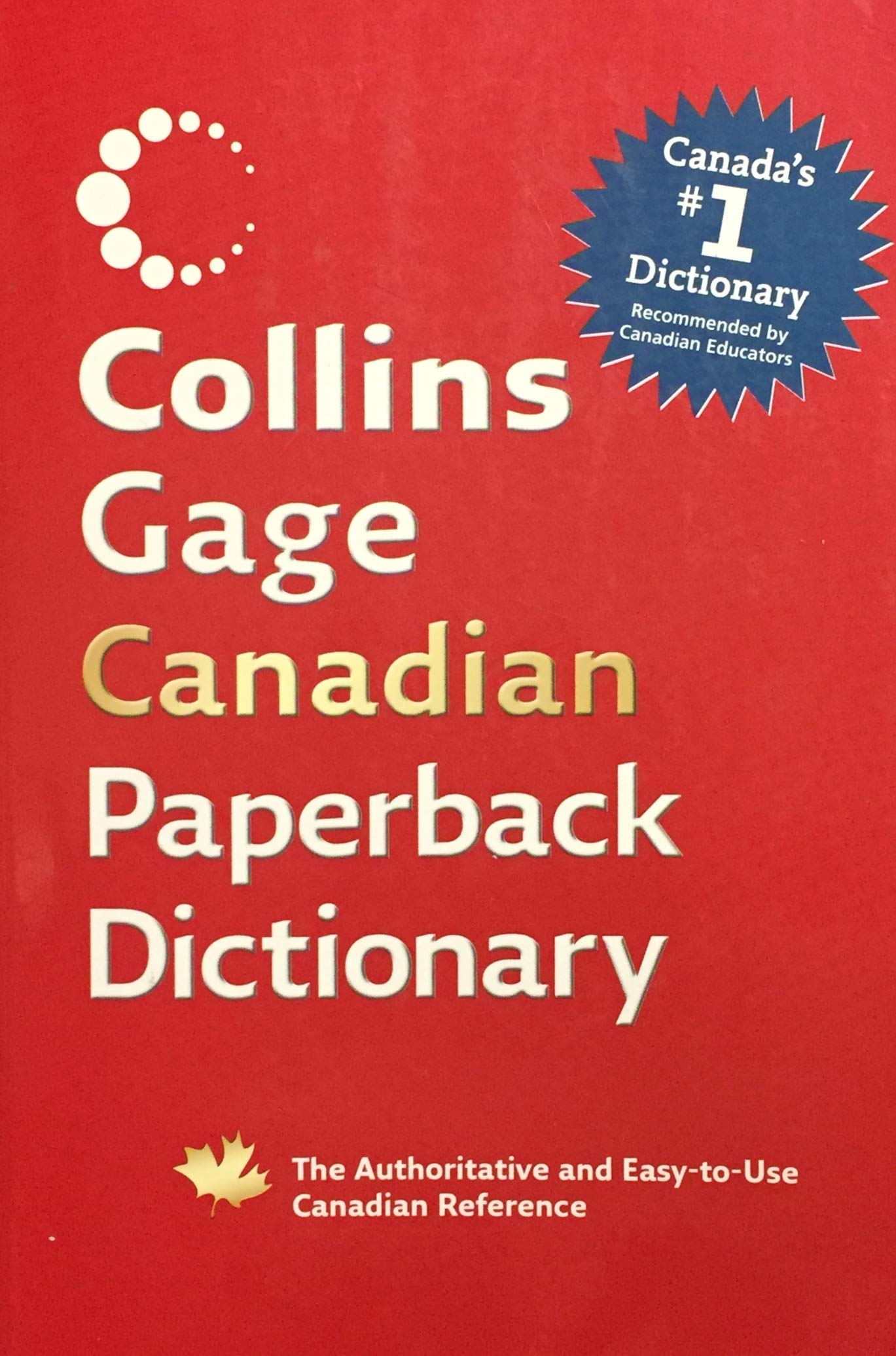 Livre Collins Gage Canadian Paperback Dictionary (Livre d'occasion) - ISBN 0176117814