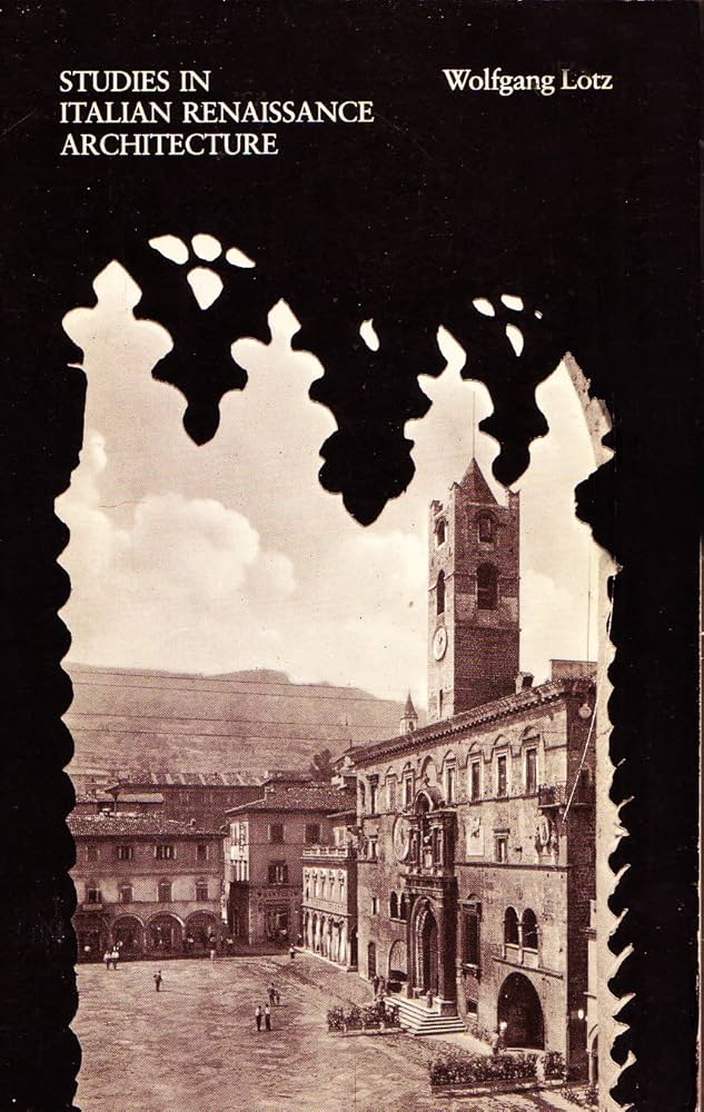 Livre Studies in Italian Renaissance Architecture - Wolfgang Lotz (Livre d'occasion) - ISBN 02626...