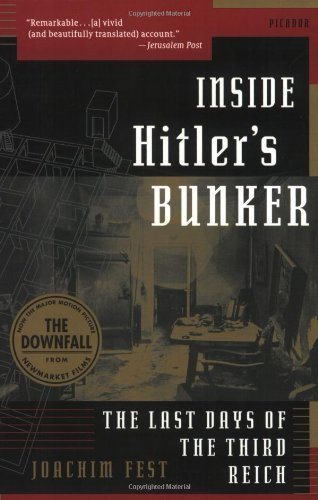 Livre Inside Hitler's Bunker: The Last Days of the Third Reich - Joachim fest (Livre d'occasion) ...