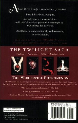 Livre Twilight - Stephenie Meyer (Livre d'occasion) - ISBN 0316015849