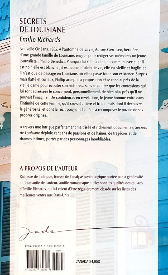 Livre Secrets de Louisianne - Émilie Richard (Livre d'occasion) - ISBN 0373332327