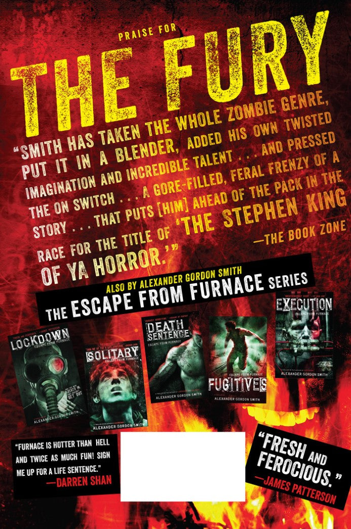 Livre The Fury - Alexander Gordon Smith (Livre d'occasion) - ISBN 0374324956