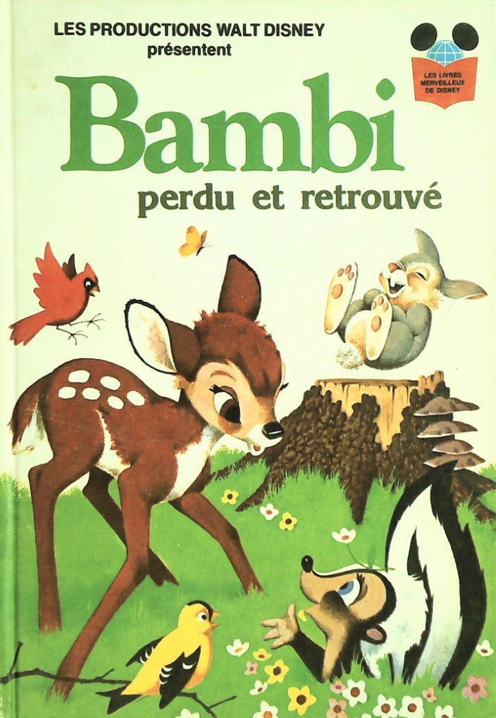 Livre Bambi perdu et retrouvé (Livre d'occasion) - ISBN 0394825209