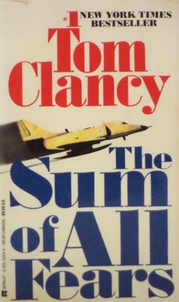 Livre The Sum of All Fears - Tom Clancy (Livre d'occasion) - ISBN 0425133540