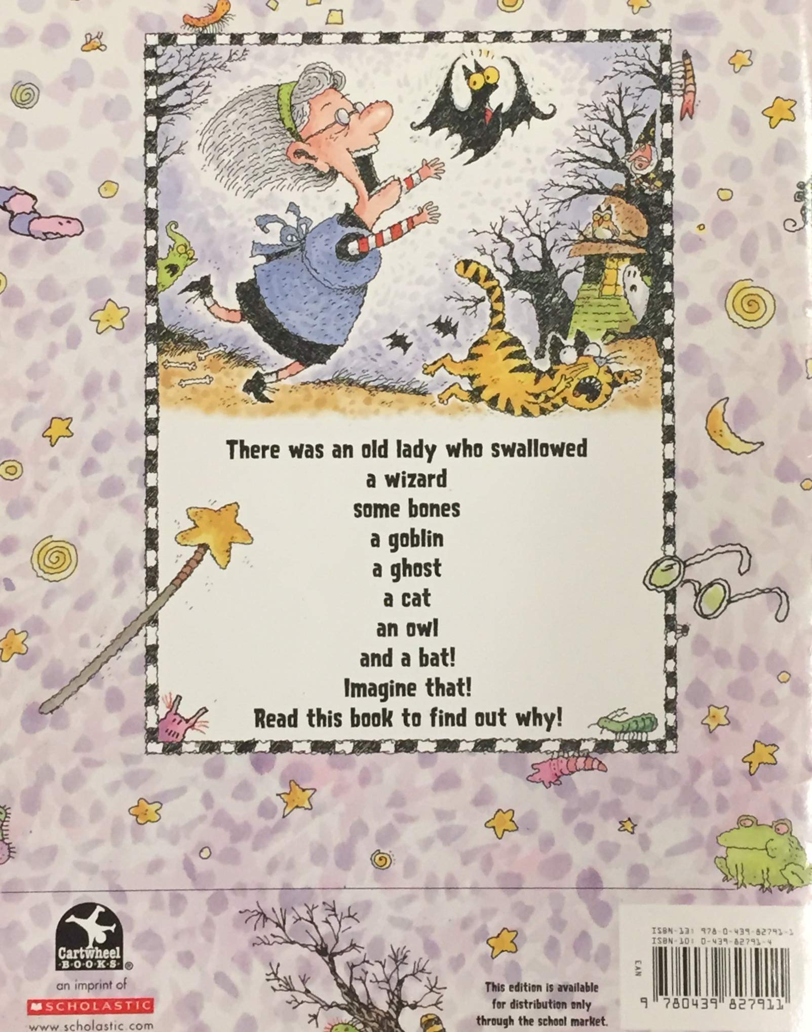 Livre There Was an Old Lady Who Swallowed a Bat! - Lucille Colandro (Livre d'occasion) - ISBN 043...