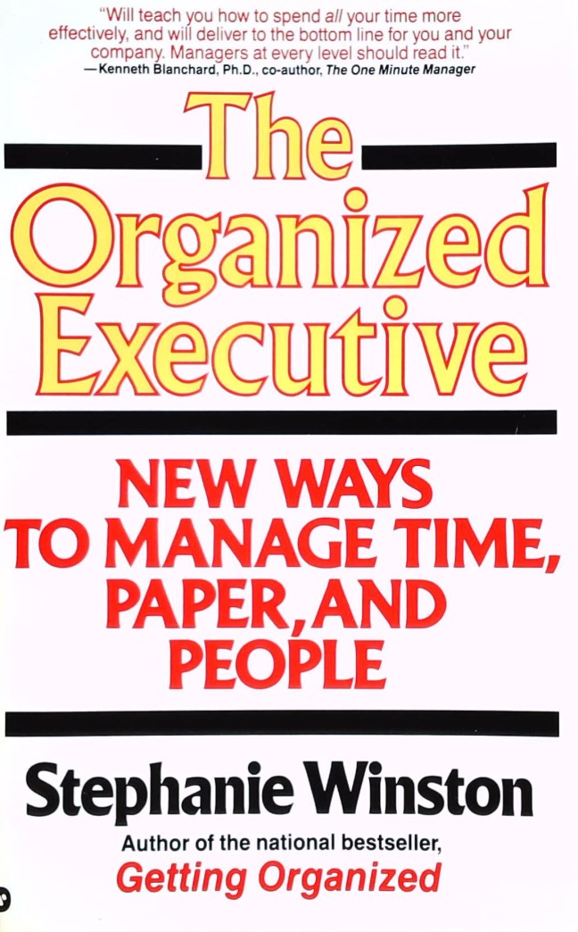 Livre The Organized Executive - Stephanie Winston (Livre d'occasion) - ISBN 0446977551