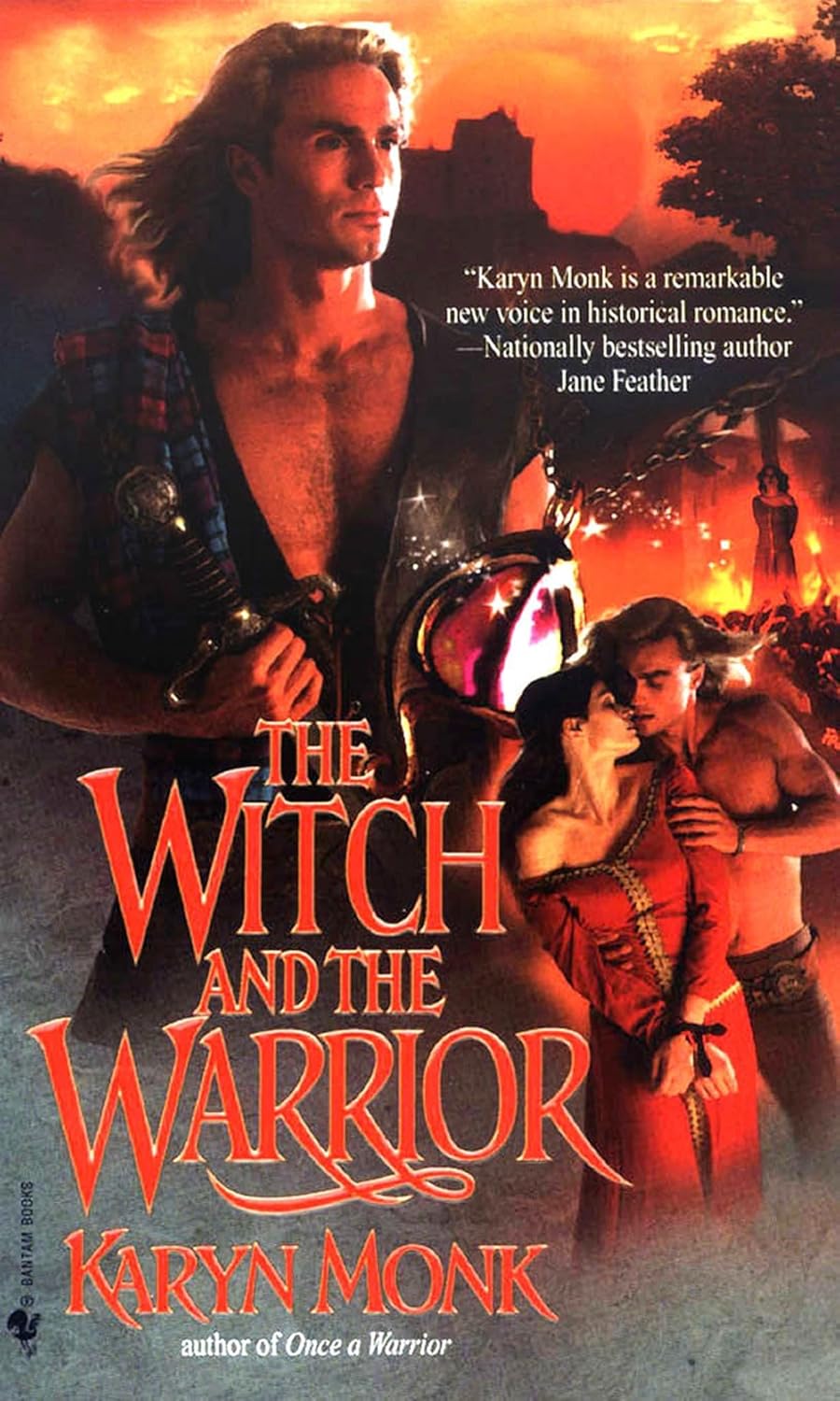 Livre The Witch And The Warrior - Karyn Monk (Livre d'occasion) - ISBN 0553577603