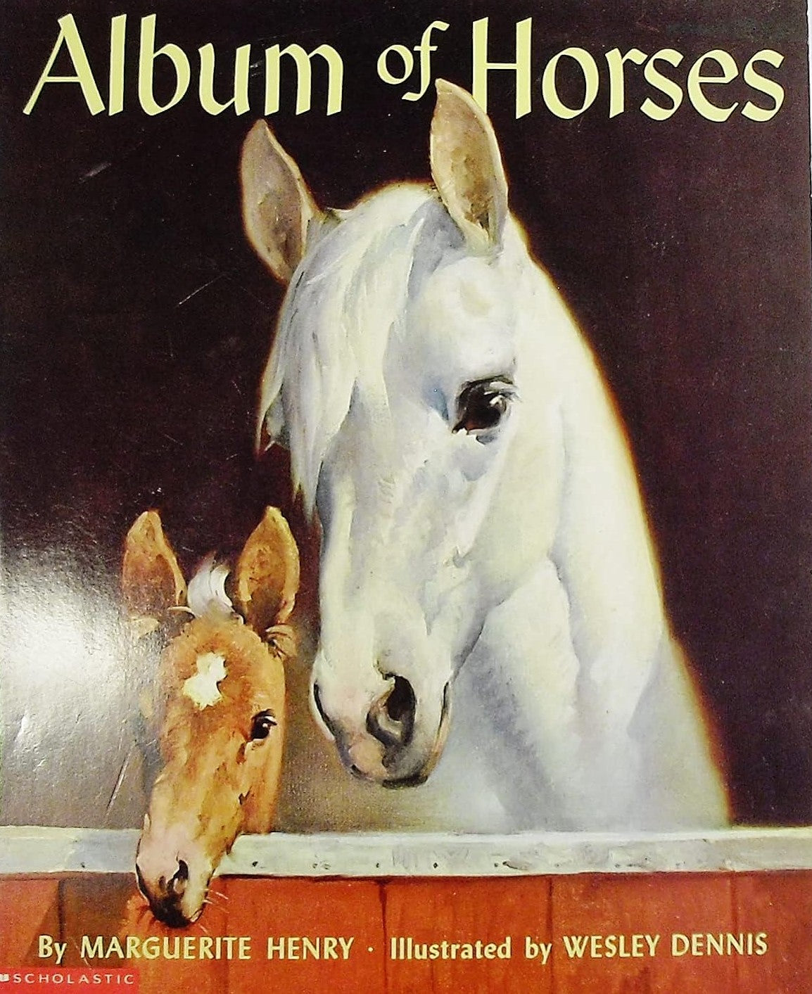 Livre Album of horses - Marguerite Henry (Livre d'occasion) - ISBN 0590486888