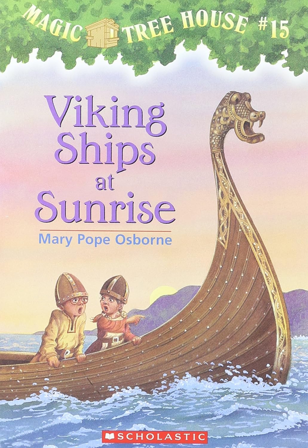 Livre Vicking Ships at Sunrise - Mary Pope Osborne (Livre d'occasion) - ISBN 0590706438