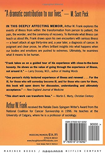 Livre At The Will Of The Body : Reflections On Illness - Arthur W. Frank (Livre d'occasion) - ISB...