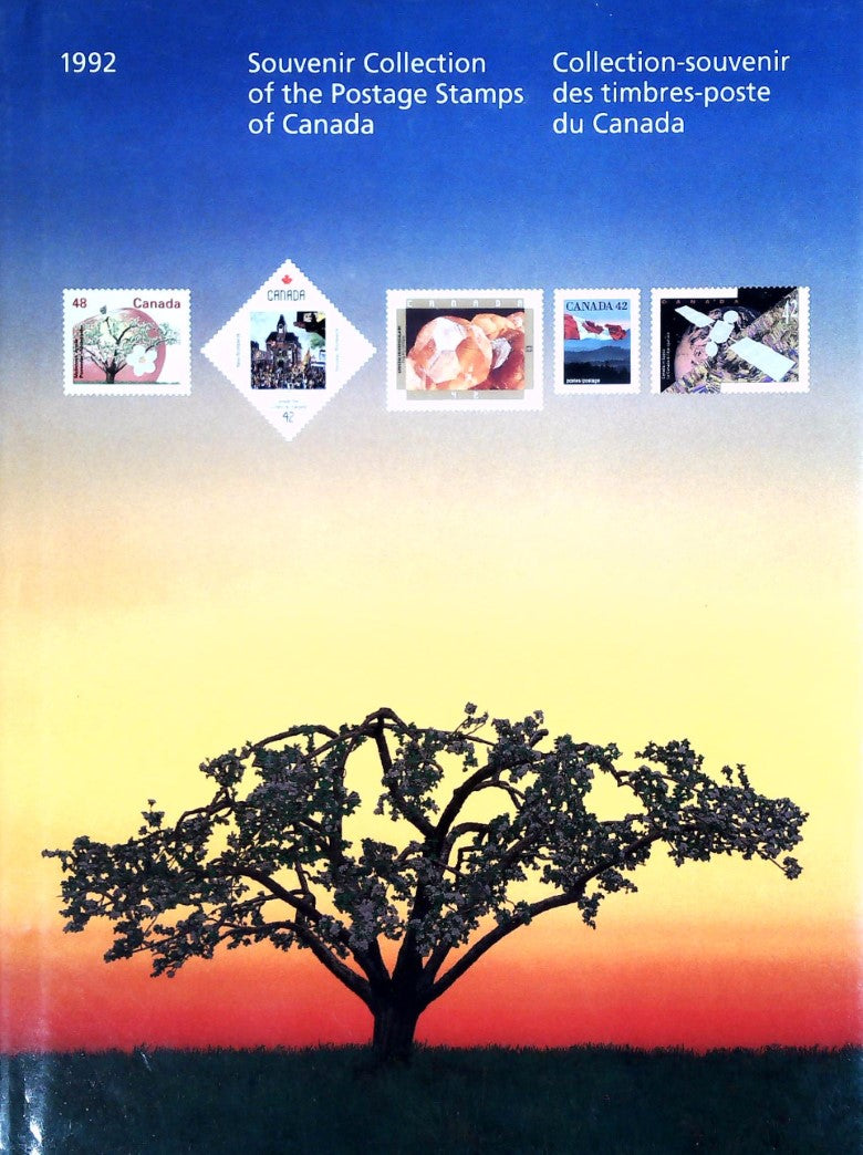 Livre Collection-souvenir des timbres-poste du Canada 1992 - Souvenir Collection of the Postage S...