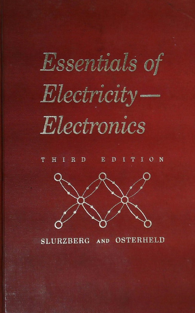 Livre Essentials of Electricity - Electronics - Slurzberg (Livre d'occasion) - ISBN 070582602
