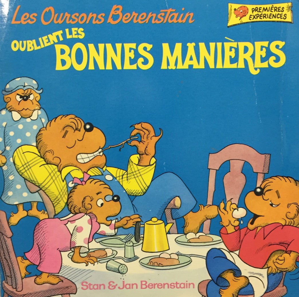 Livre Oublient les bonnes manières - Stan & Jan Berenstain (Livre d'occasion) - ISBN 0717222160