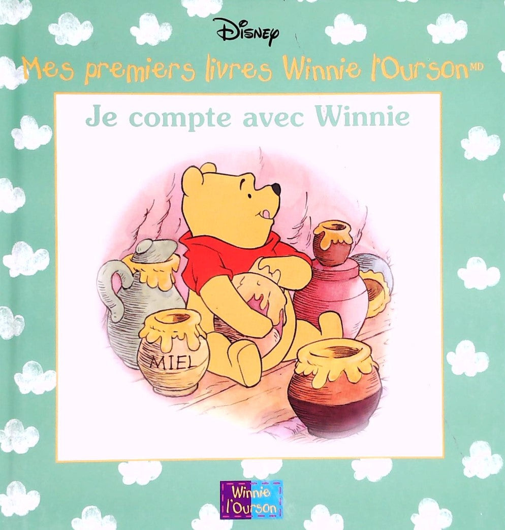 Livre Mes premiers livres Winnie l'Ourson : Je compte avec Winnie (Disney) (Livre d'occasion) -...