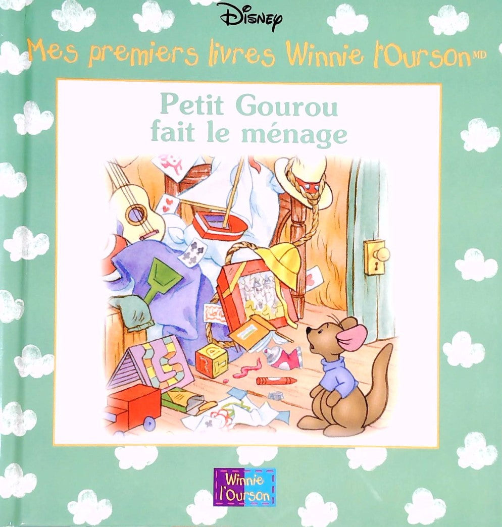 Livre Mes premiers livres Winnie l'Ourson : Petit Gourou fait le ménage (Disney) (Livre...