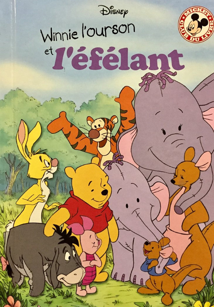 Livre Winnie l'ourson et l'éfélant - Disney (Livre d'occasion) - ISBN 0717241424