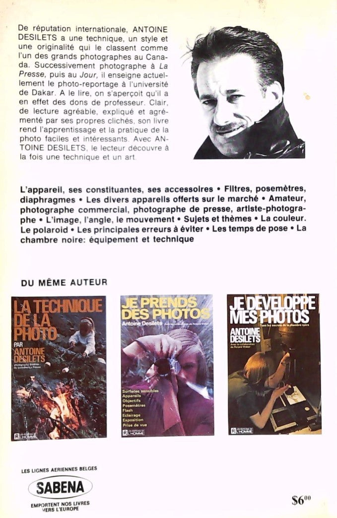 Livre Apprenez la photographie avec Antoine Désilets - Antoine Désilets (Livre d'occasion) - ISBN...