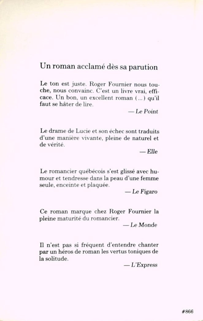 Livre Moi, mon corps, mon âme, Montréal etc. - Roger Fournier (Livre d'occasion) - ISBN 0777700891