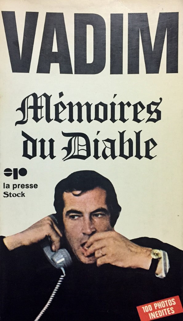 Livre Mémoires du diable - Roger Vadim (Livre d'occasion) - ISBN 0777701588