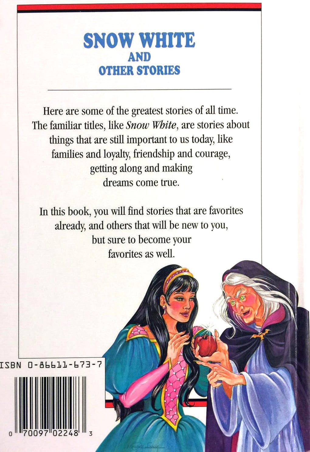 Livre Snow White and Other Stories (Livre d'occasion) - ISBN 0866116737