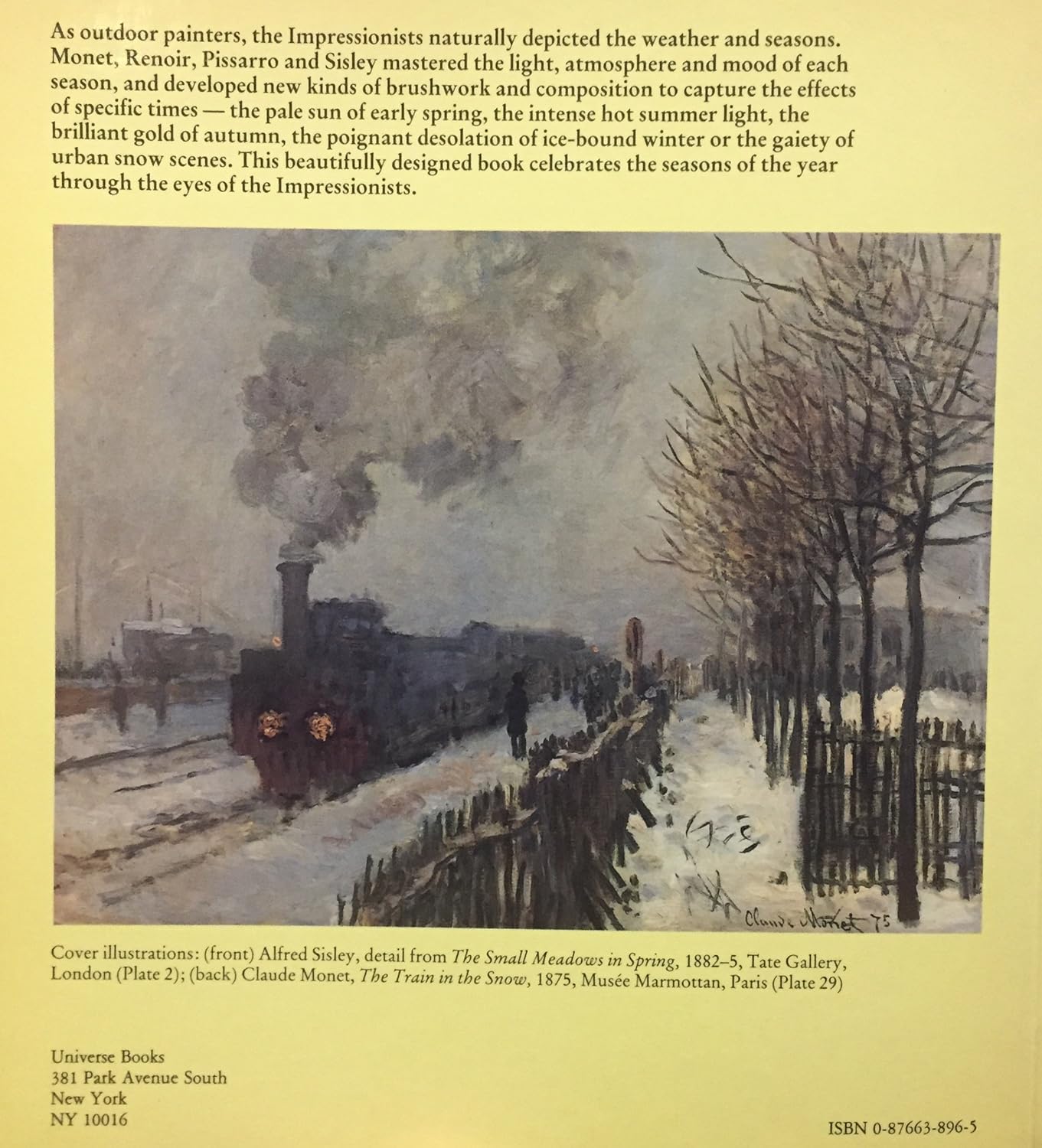 Livre Impressionist Seasons - Helen Langdon (Livre neuf) - ISBN 0876638965