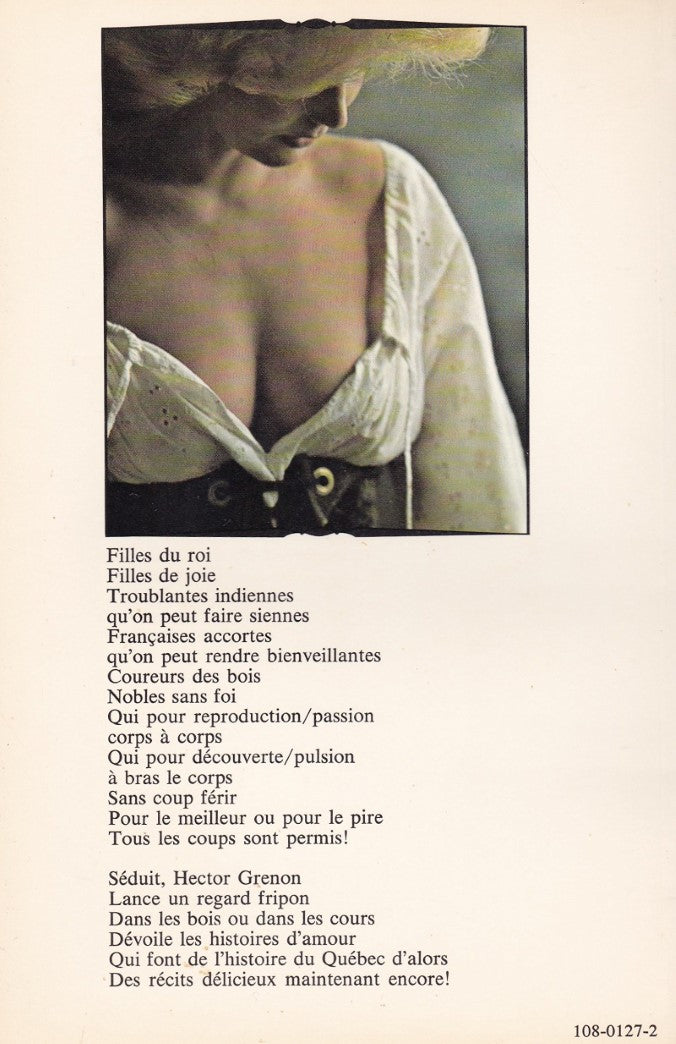 Livre Histoire d'amour de l'histoire du Québec - Hector Grenon (Livre d'occasion) - ISBN 0885660730