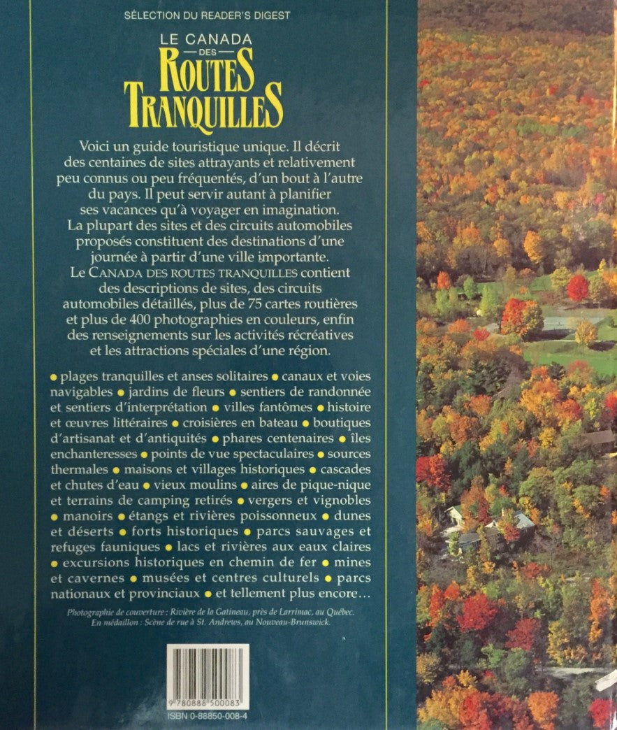Livre Le Canada des routes tranquilles - Collectif (Livre d'occasion) - ISBN 0888500084