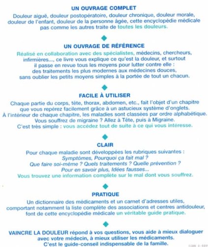Livre Vaincre la douleur : Encyclopédie médicale pratique - Collectif (Livre d'occasion) - ISBN 0...