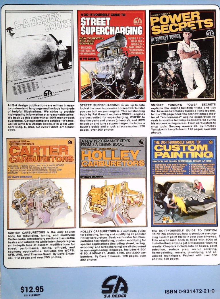 Livre Engine Blueprinting - Rick Voegelin (Livre d'occasion) - ISBN 0931472210