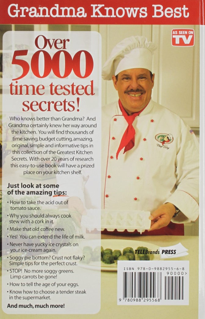 Livre Great Kitchen Secrets - Tony Notaro (Livre d'occasion) - ISBN 0988295563