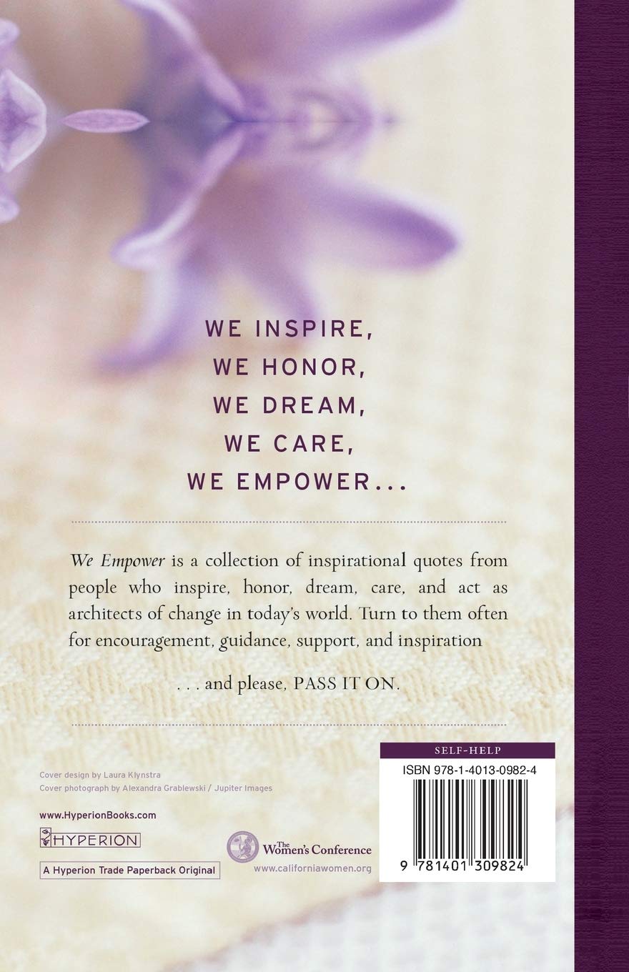 Livre We Empower: Inspirational Wisdom for Women - Maria Shriver (Livre neuf) - ISBN 1401309828