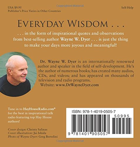 Livre Everyday Wisdom - Dr Wayne W. Dyer (Livre neuf) - ISBN 1401905056