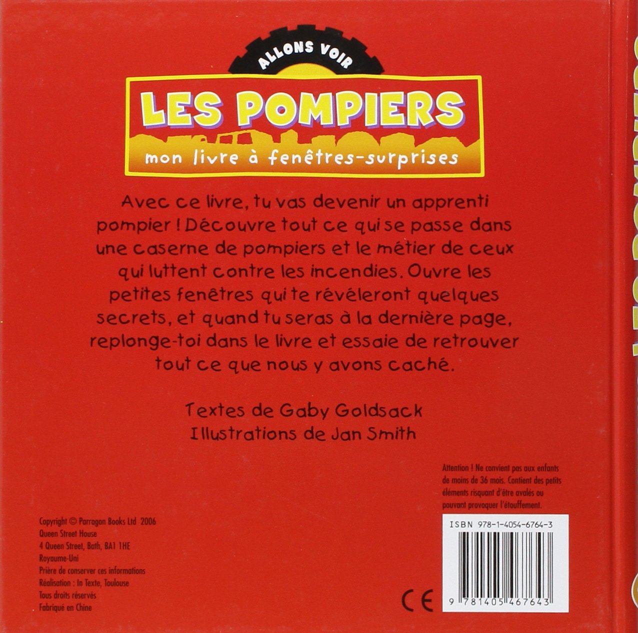 Livre Allons voir les pompiers - Gaby Goldsack (Livre d'occasion) - ISBN 1405467649