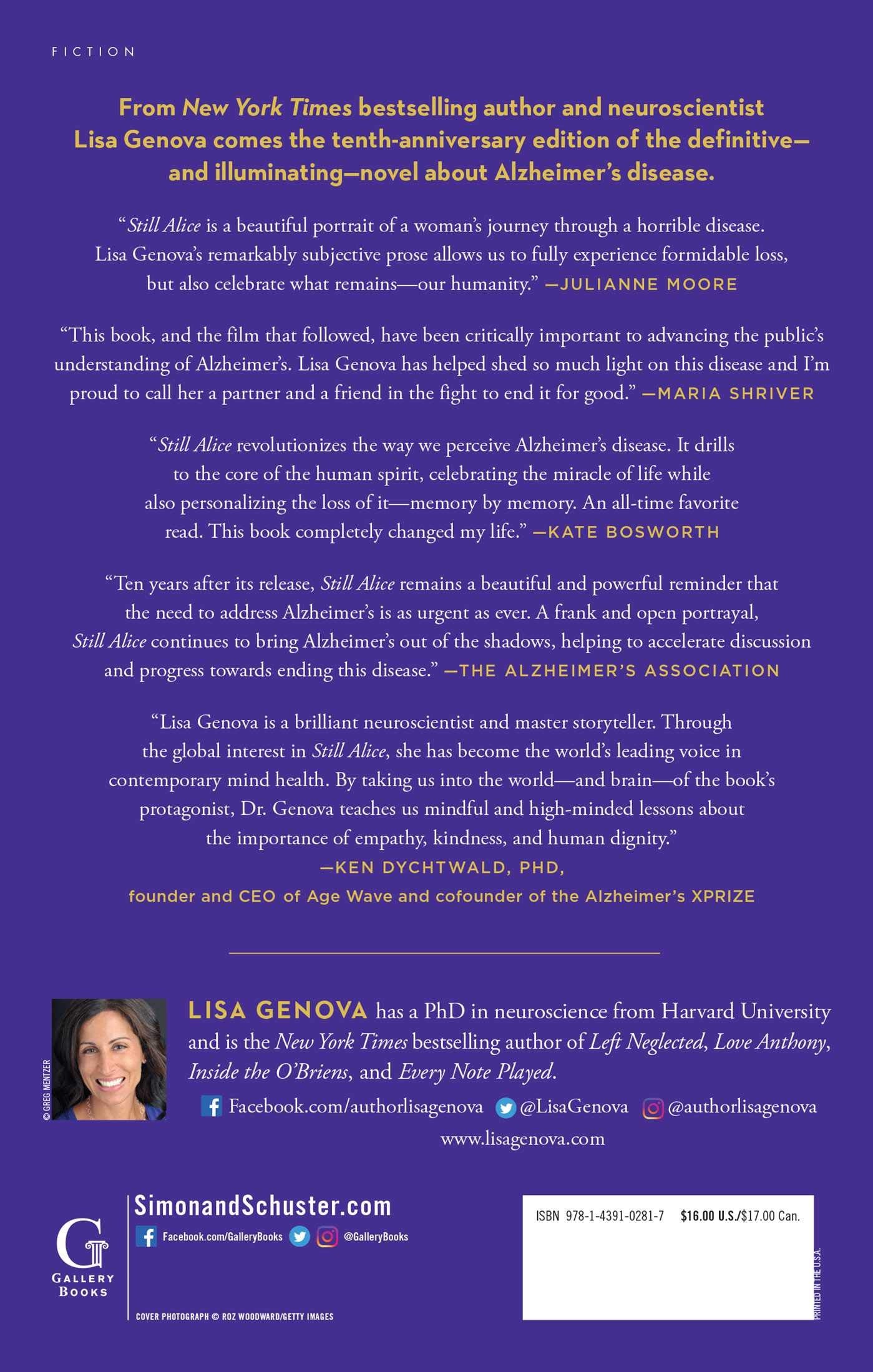 Livre Still Alice - Lisa Genova (Livre d'occasion) - ISBN 1439102813