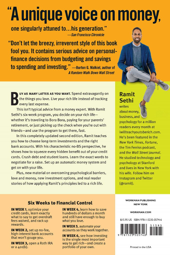 Livre I Will Teach You to Be Rich, Second Edition: No Guilt. No Excuses. No BS. Just a 6-Week Pro...