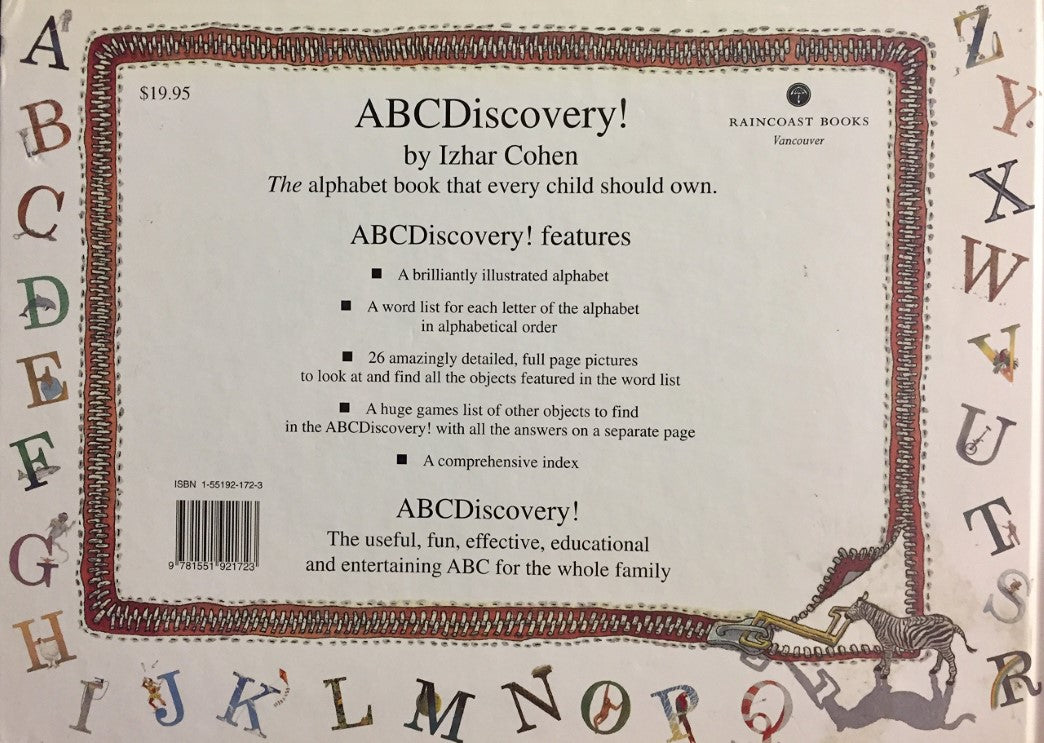 Livre ABCDiscovery! - Izhar Cohen (Livre d'occasion) - ISBN 1551921723