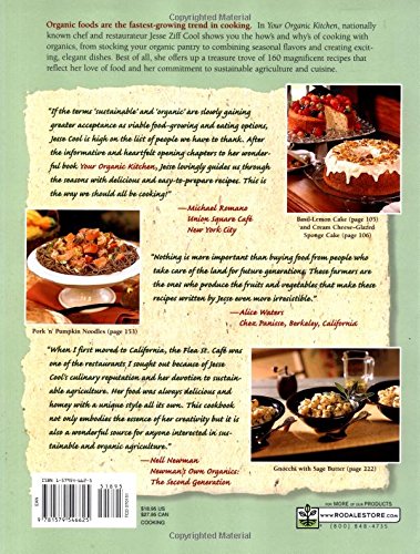 Livre Your Organic Kitchen: The Essential Guide to Selecting and Cooking Organic Foods - Jesse Zi...