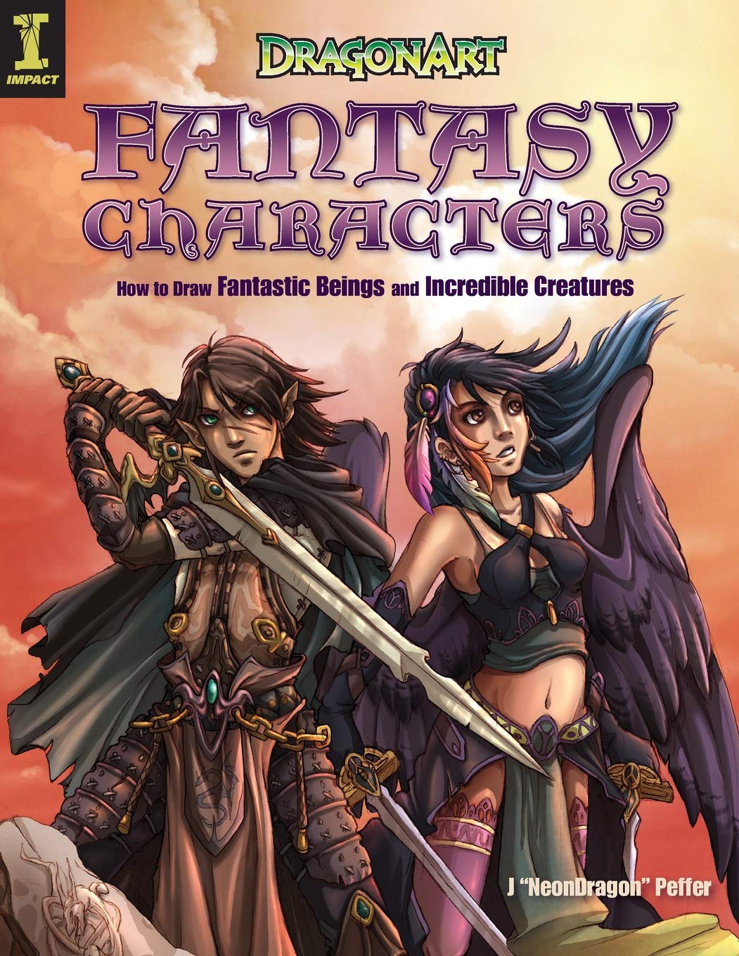 Livre Dragonart Fantasy Characters How To Draw Fantastic Beings & Incredible Creatures (Livre d'o...