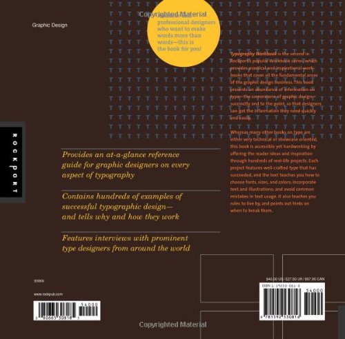 Livre Typography Workbook: A Real-World Guide to Using Type in Graphic Design - Timothy Samara (L...