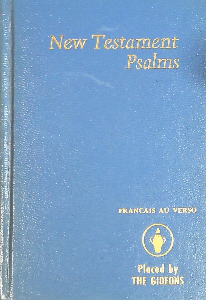 Livre Nouveau Testament - Psaumes - New Testament - Psalms (Bilingue) Bleu Clair - Collectif (Liv...